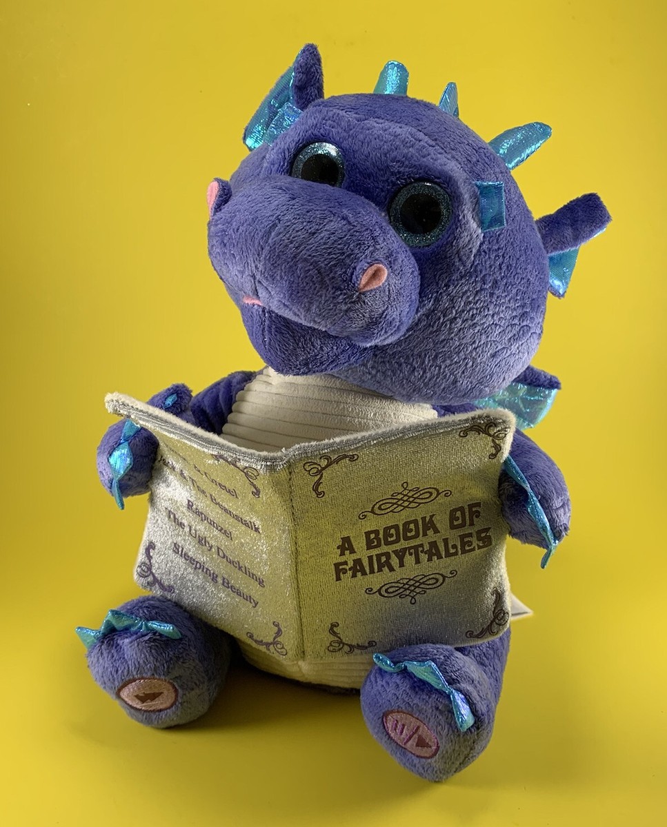 12” TALKING STORYTELLER DALTON THE DRAGON STUFFED ANIMAL PLUSH DOLL TALKS  READS