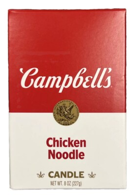  NEW IN BOX Campbell s Candle Chicken Noodle Soup Limited Edition CAMP