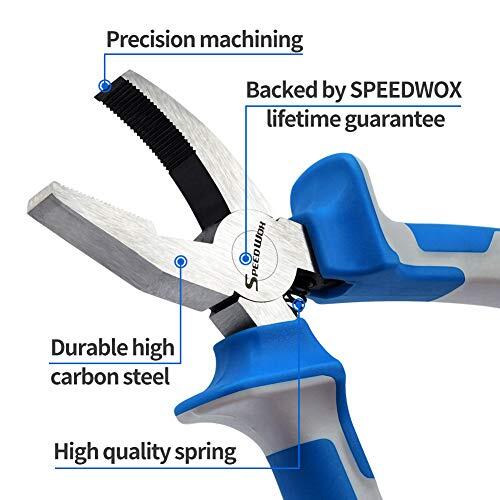 SPEEDWOX 11-Inch Glass Breaking Pliers - Forged Drop Jaw Pliers For Stained Glass & Crafts
