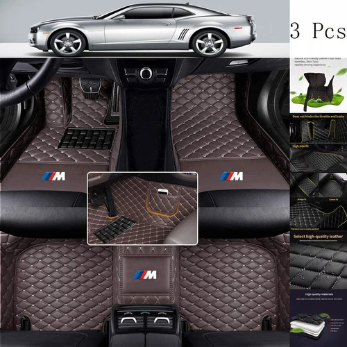 For BMW All Models Car Floor Mats Waterproof Carpets All-weather Front&Rear Sets - Picture 34 of 47