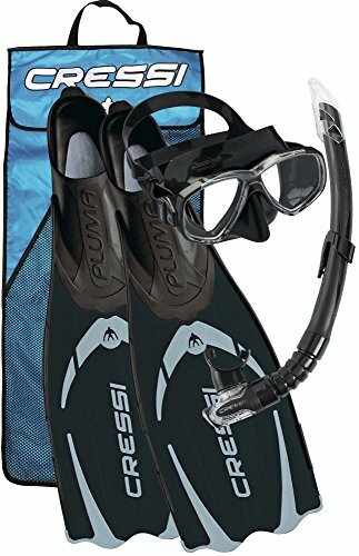 Cressi Pluma Bag Premium Set per Snorkeling e Immersioni, Unisex – (h0Y)