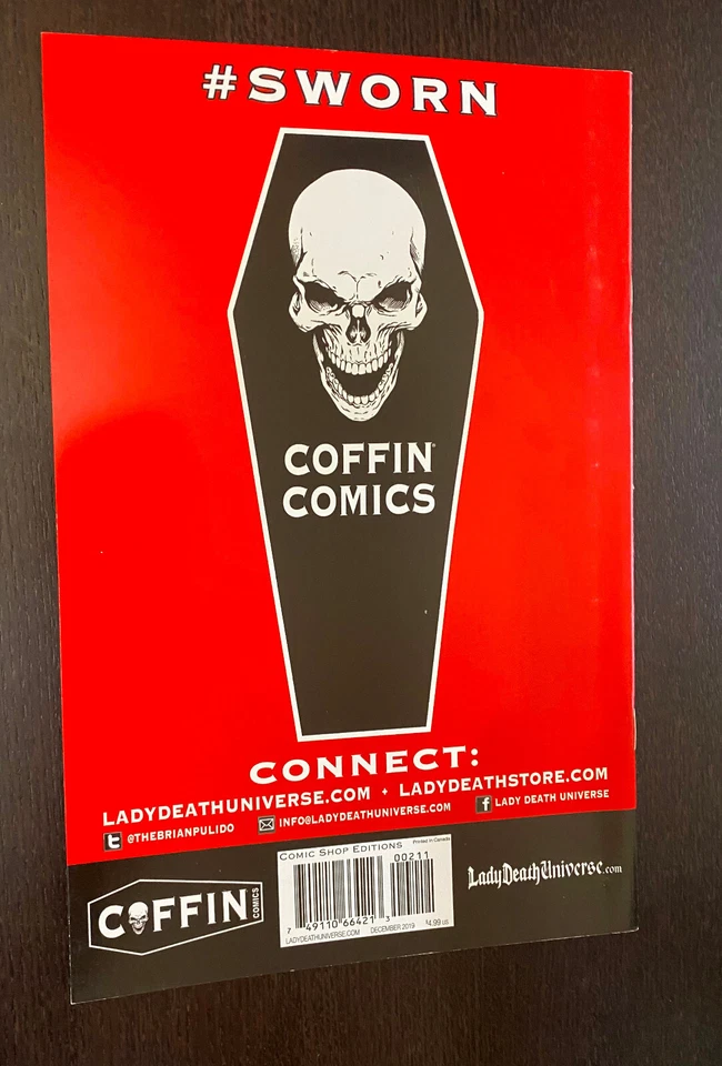 LADY DEATH Nightmare Symphony #2 (Coffin Comics 2021) -- Bad Girl -- Read - Image 2 of 3