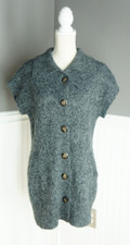 Fenn Wright Manson Acrylic Alpaca Wool Poly Blend Gray Knit Sweater Dress M