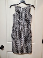 Nine West Dress Black And White Pencil Dress Size 4