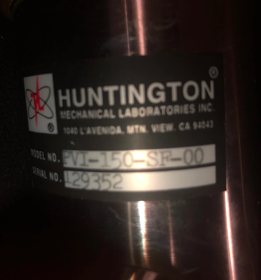 Nuevo - Sin caja original Huntington Mechanical Lab PVI-150-SF-00 Foto 3 de 4