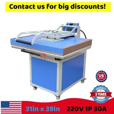 31x39" Large Format Manual Operation Transfer Heat Press Machine 220V CA Pickup