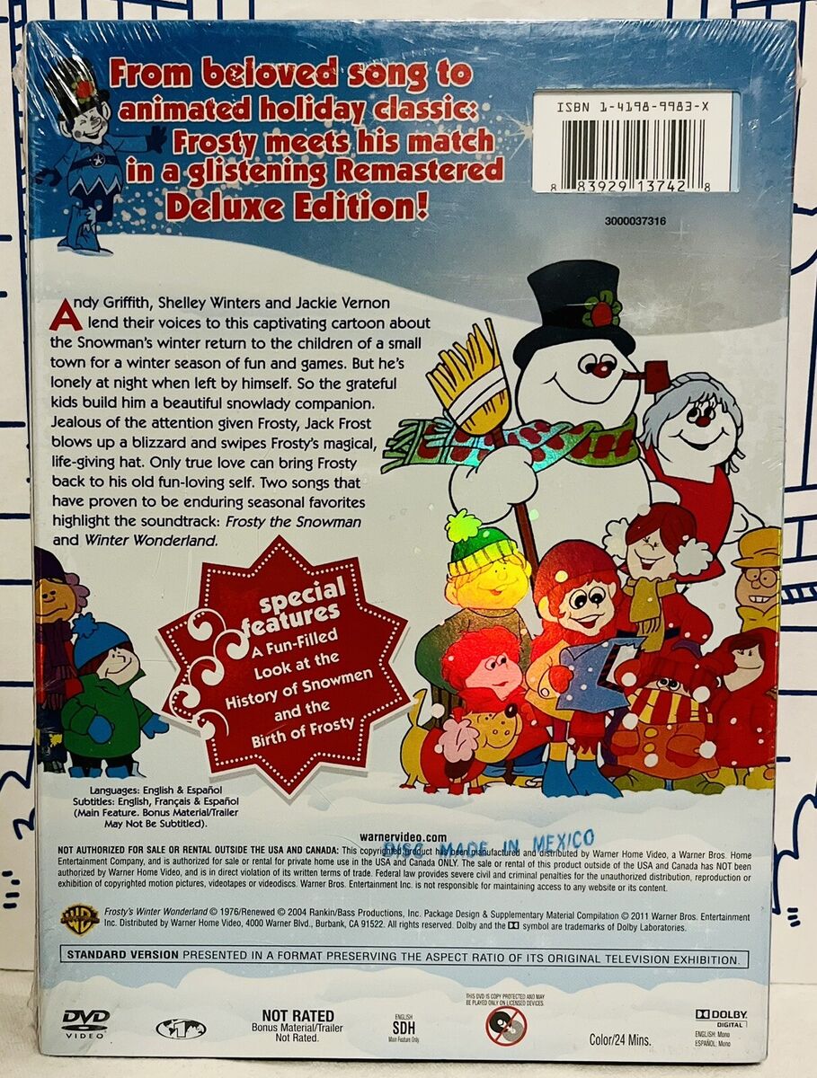 New Frosty's Winter Wonderland DVD Children's Holiday New Frosty's Winter Wonderland DVD Children's Holiday