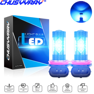 For acura TSX 2004 2005 2006 2007 2008 LED Fog Light Bulbs Kit 8000k Ice Blue