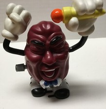 Vintage 1988 CALIFORNIA RAISIN Walking Wind-Up Toy Nasta Inc. Calrab Licensed