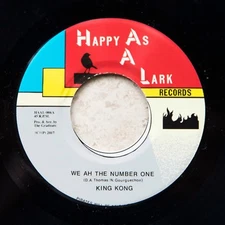 King Kong - The Number One / Jahdan Blakkamoore - Give Praises REGGAE 7" 45 Digi