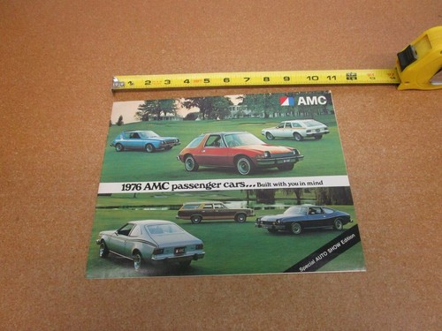 1976 AMC Pacer Gremlin Hornet Matador sales brochure 20 pg ORIGINAL