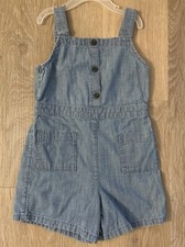 Old Navy Girl s Size 5T Chambray Casual Cotton 100 Cotton Romper