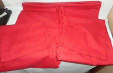 Butter-Soft Scrubs by UA 4 Pocket Unisex Drawstring Pants Red Straight Leg