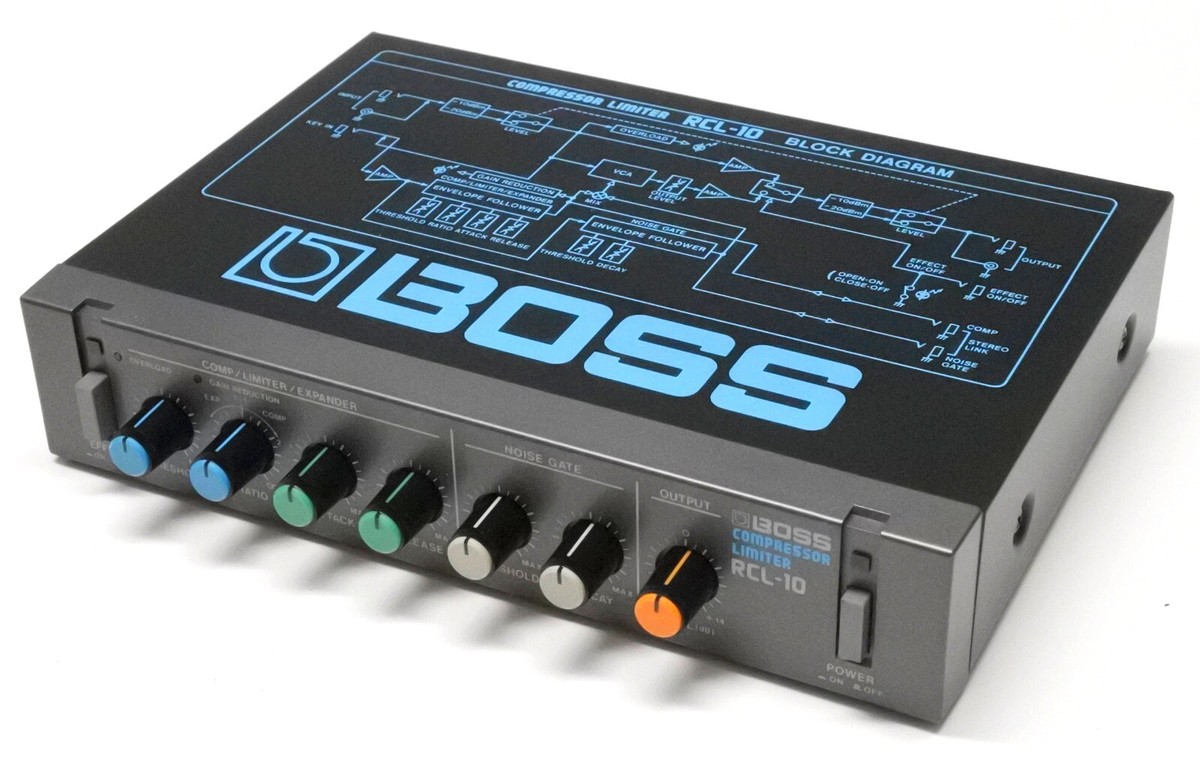 BOSS RCL-10 Compressor Limiter Micro Rack Guitar Effects