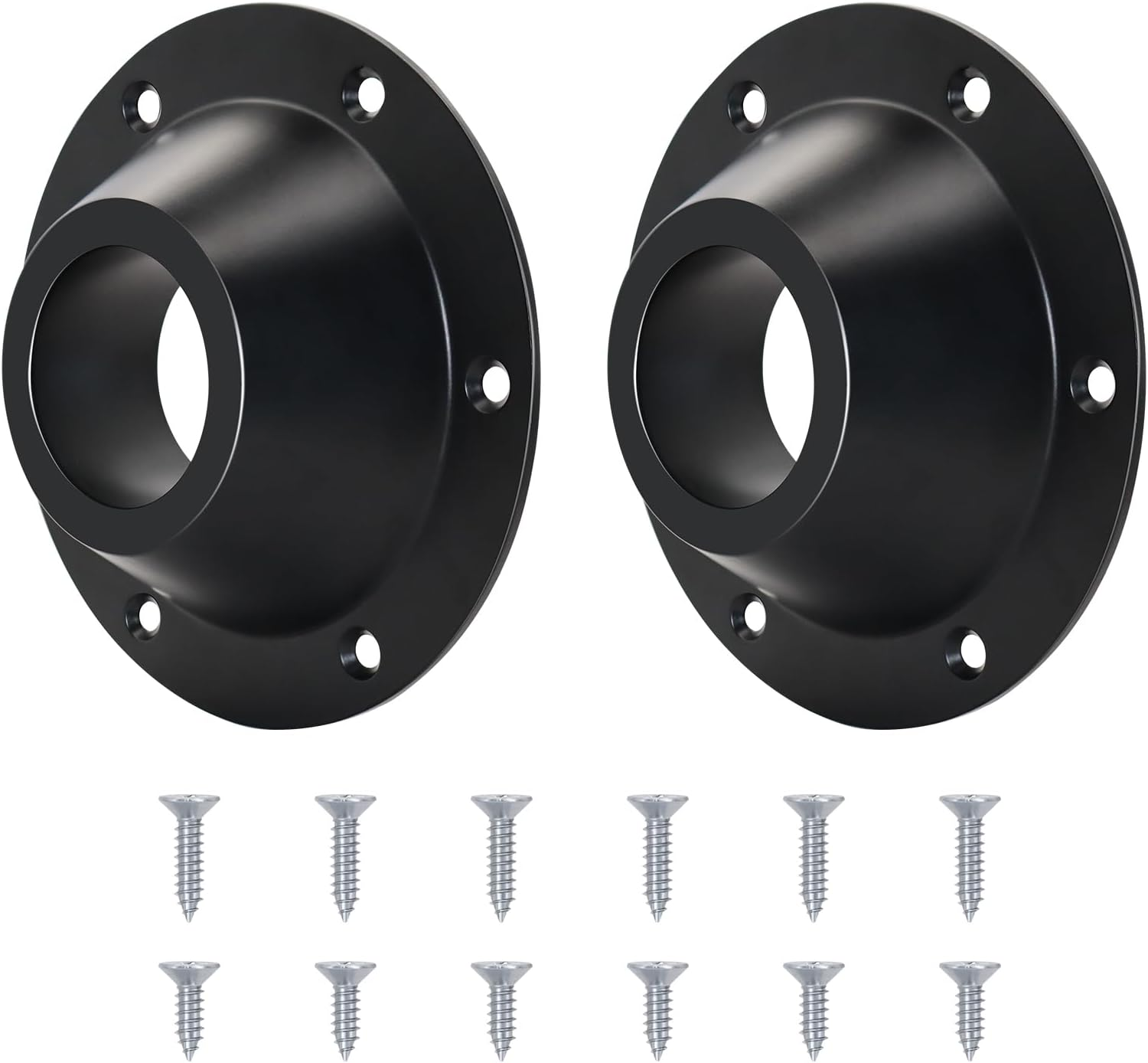 2 Pack RV Table Base Mount,Aluminum Standard RV Pedestal Table Base Flange,Campe