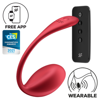 Satisfyer Shiny Petal Connect App | 11 cm | G-spot vibrator | Wearable vibrator