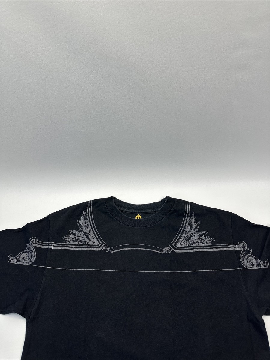 Vtg The J. Money Collection Faded Black T Shirt Mens Sz M Silver Banner Print View 2