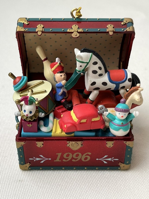 Enesco "Toyland, Joyland" "Toy Chest Treasures" Series 1996 Christmas Ornament