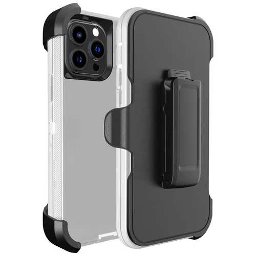 Funda protectora de alta resistencia para iPhone 16 Pro Max 15 14 13 12 11 + funda con clip para cinturón - Imagen 29 de 37