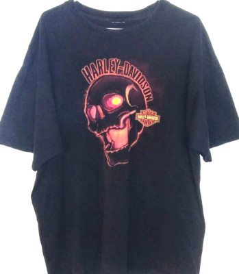 HARLEY DAVIDSON OF APPLETON WISCONSIN SKULL MEN'S T-SHIRT 2XL EXTRA EXTRA LARGE