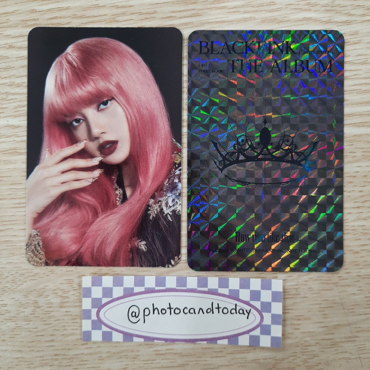 BLACKPINK 4+1 LIMITED PHOTOBOOK PHOTOCARD OFFICIAL POB PRE BLACKPINK 4+1 LIMITED PHOTOBOOK PHOTOCARD OFFICIAL POB PRE