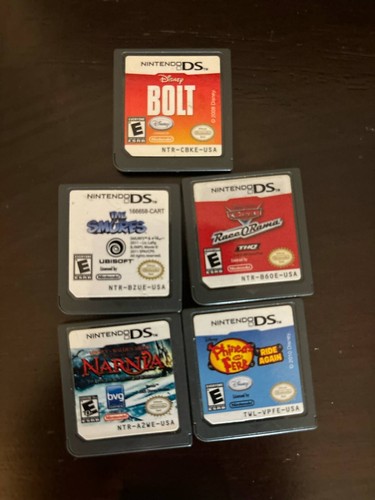 Nintendo DS Lot Of 5 Games lot t