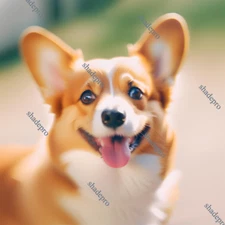 Digital Image Picture Photo Wallpaper Background Desktop Ai Art Corgi Dog Feed