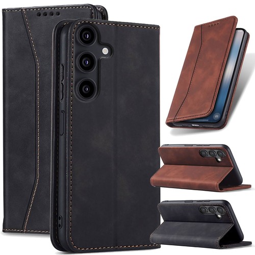 Funda protectora de cuero para teléfono Samsung Galaxy A16 5G a prueba de golpes - Imagen 1 de 29