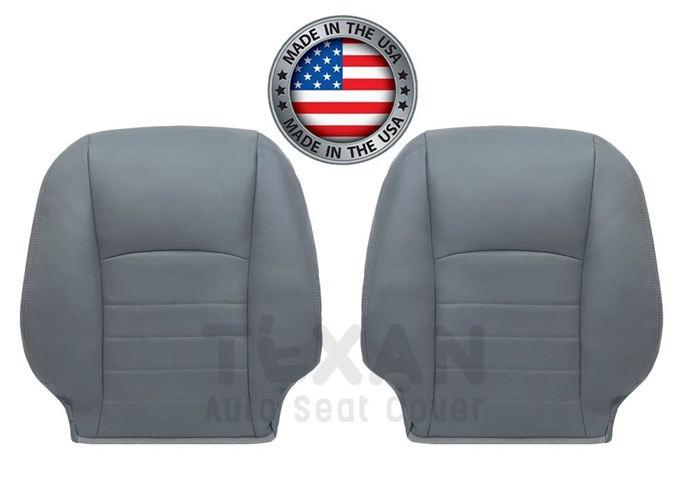 Cubierta de asiento de vinilo gris para parte inferior del conductor Dodge Ram ST 2013 a 2018 Tradesman Foto 3 de 4
