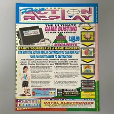 PRO ACTION REPLAY CARTRIDGE DATEL ELECTRONICS 1992 VINTAGE RETRO ADVERT