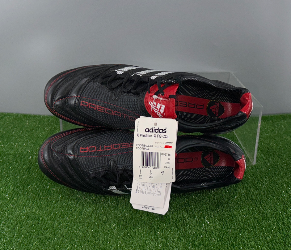Adidas Predator X FG Retro G02736 US8.5 UK8 Black boots Cleats