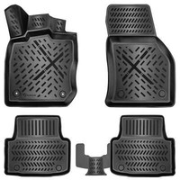 Elmasline 3D Gummimatten Set FüR Cupra Formentor 2020-2024 FußMatten 5Cm Rand