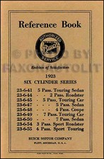1923 Buick 6 Cylinder Owners Manual 23 Reference Book Owner Guide 1923 Buick 6 Cylinder Owners Manual 23 Reference Book Owner Guide