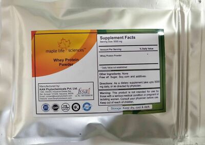 Whey Protein Powder Pure No Fillers Additives UNFLAVOURED