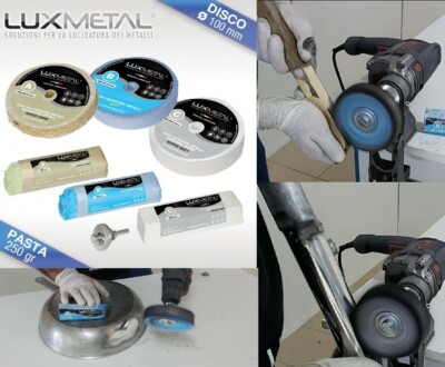 Schleifpaste zum Polieren Aluminium Stahl Messing Kupfer Silber Verchromung 
