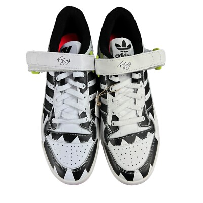 Adidas Forum Low Trae Young Core Black White Solar Red Shoes  display picture 3