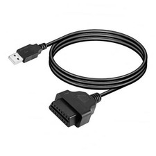 3.3FT OBDII Female to USB A Male Cable,OBD2 to USB Power Connection