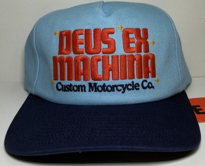 Deus Ex Machina Hat Drop Down Cap SnapBack Sky Blue
