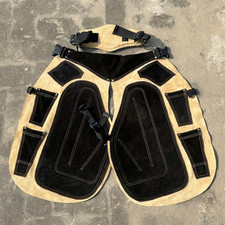 Leather Farrier Chaps Apron Full Coverage with Tool Pockets and Nail Magnets