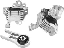 3x Motor Trans Mount Set For 15-17 Chrysler 200 3.6l 14-19 Jeep Cherokee 3.2l 3x Motor Trans Mount Set For 15-17 Chrysler 200 3.6l 14-19 Jeep Cherokee 3.2l