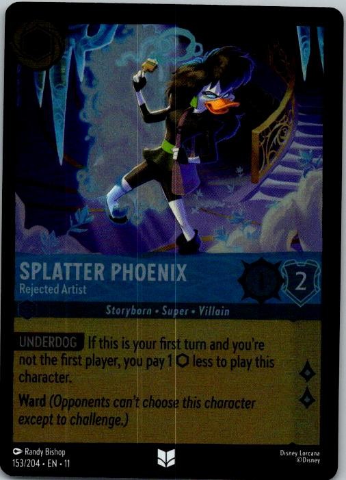 Splatter Phoenix Winterspell Foil Mint!