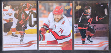 CAROLINA HURRICANES 3-CARD LOT 2025-26 UD Series 2 STANKOVEN/SLAVIN/WALKER Mint