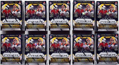 2020 Panini Prizm Football Sealed Blaster Box ONE (1) Box Joe Burrow Rookie RC