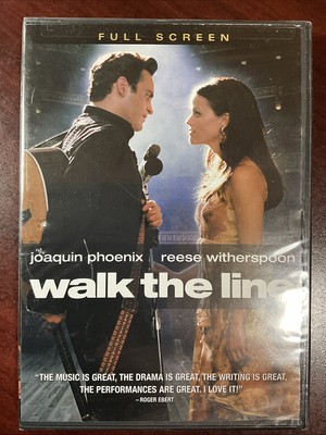 WALK THE LINE (DVD, FULL SCREEN) NEW AND SEALED Witherspoon/Phoenix 