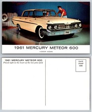 Mercury Meteor 600 4-door Sedan Postcard Pb208-t