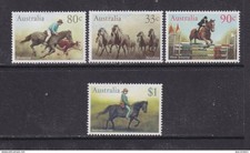 AUSTRALIA - 1986 Horses Set Hinged Mint (14/1)