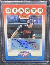2008 Topps Opening Day Autograph ODA-NS Nate Schierholtz Giants YB3