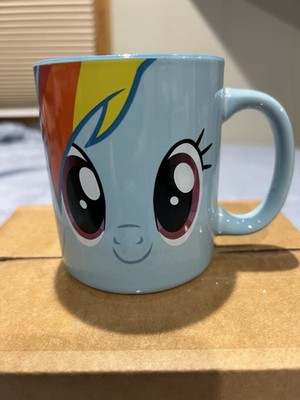 My Little Pony Rainbow Dash 2013 ceramic mug 12oz coffee cup Blue