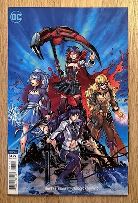 RWBY #1 Jim Lee (DC) 1st App Ruby Rose Weiss Schnee Blake Belladonna Yang Xiao