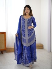 Salwar Kameez Pakistani Indian Wedding Party Wear Dress Bollywood Palazzo Suit